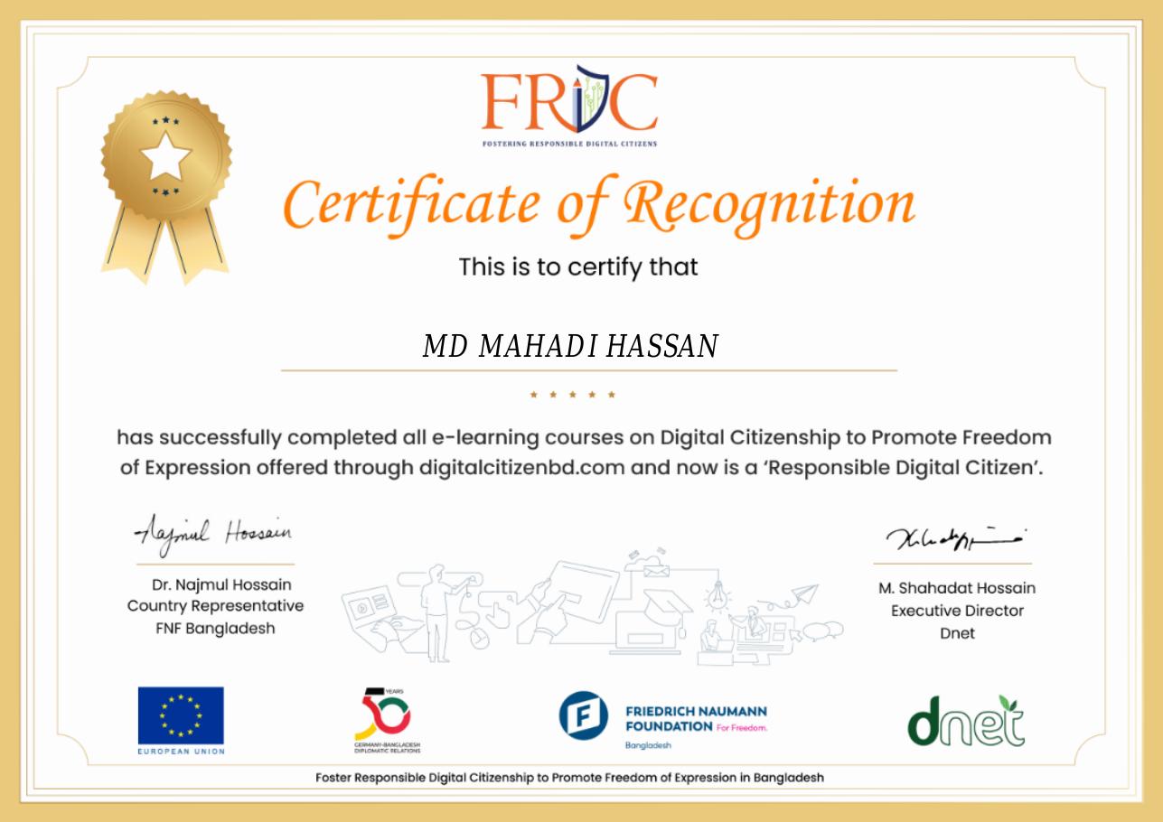 Responsible Digital Citizen — FNF · Dnet · European Union