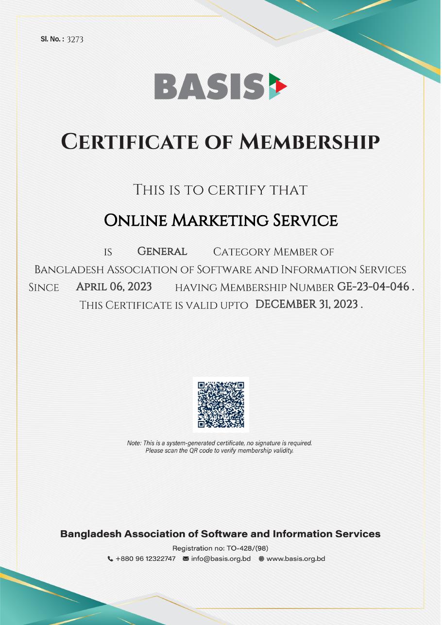 BASIS General Membership — Bangladesh Association of Software and Information Services